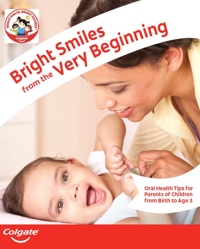 oral health tips for parents infancy to age 2 cover