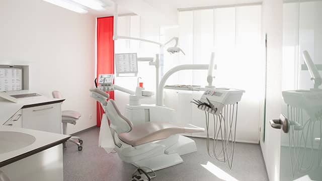 A view of the dental office