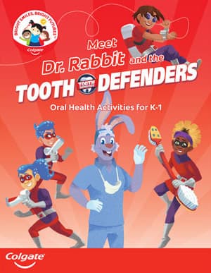 Dr. Rabbit and the tooth defenders cartoon poster