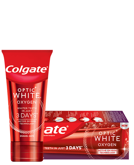 Colgate Optic White oxygen toothpaste