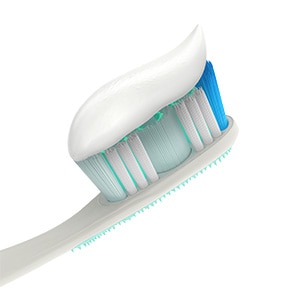 Toothbrush with toohpaste