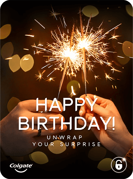 Happy Birthday unwrap your surprise card