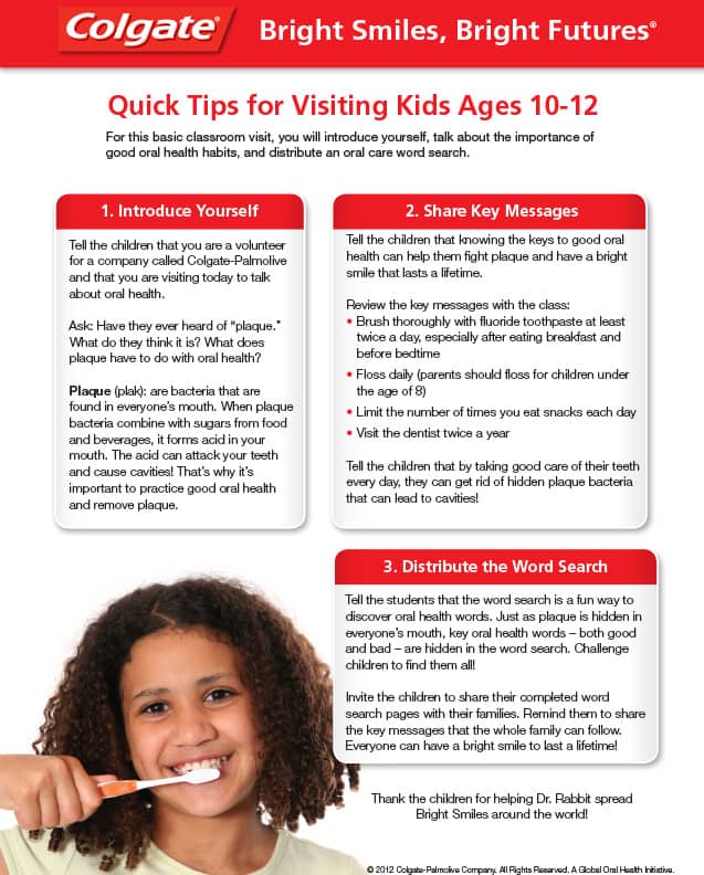 Classroom Visit Guide for Volunteers (Ages 8-9)