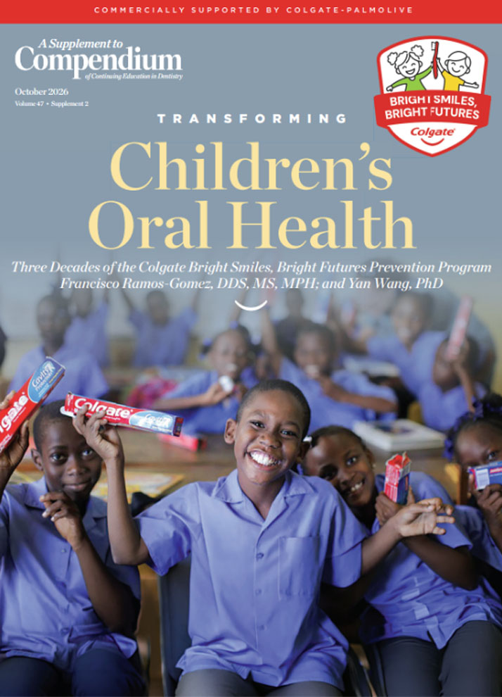 Colgate Bright Smiles, Bright Futures report cover with smiling children.