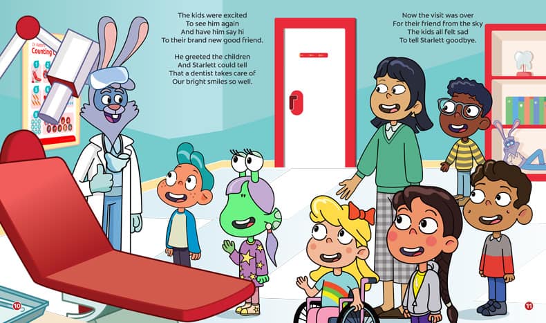 Baxter Meets a Visitor Story Book 