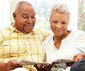 older couple researching numb mouth causes