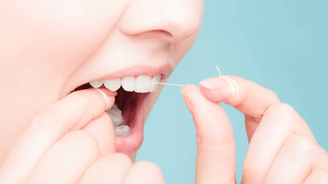 Oral hygiene health care smiling women