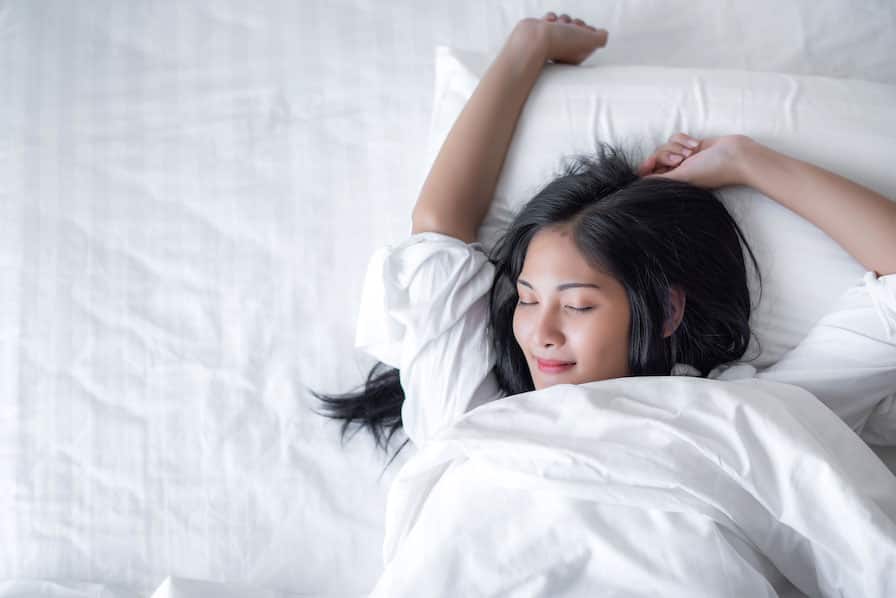 women sleeping peacefully 