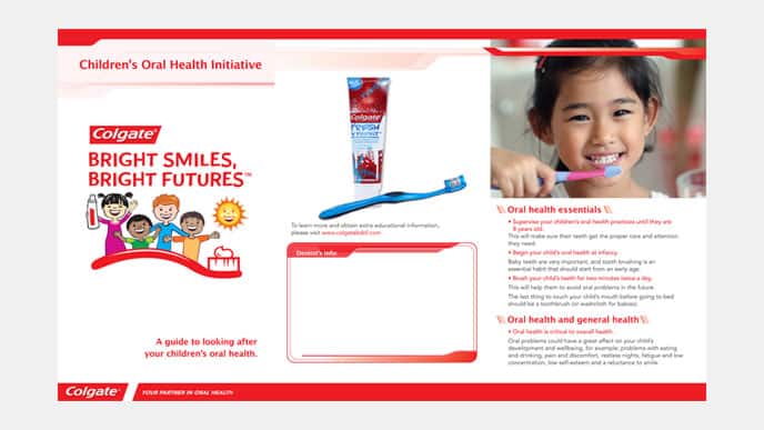 Parent Take-Home Oral Care Brochure