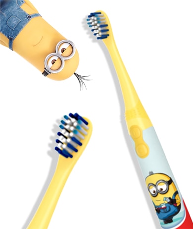 فرشاة أسنان كهربائية للأطفال من كولجيت® تعمل بالبطارية
