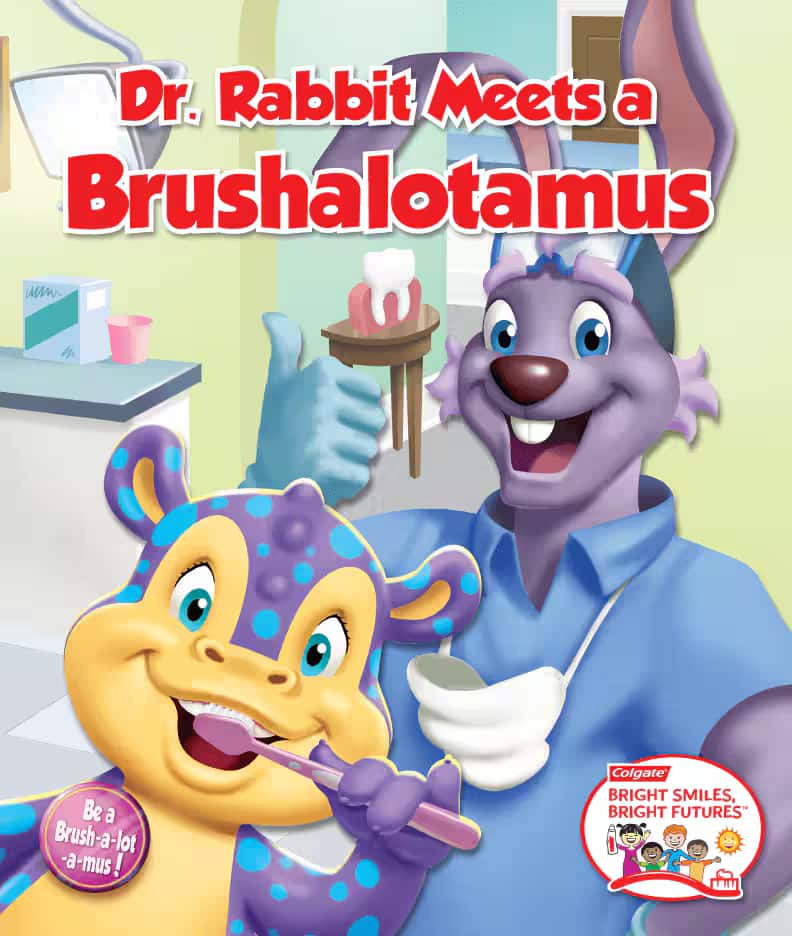 Dr. Rabbit Meets a Brushalotamus Storybook