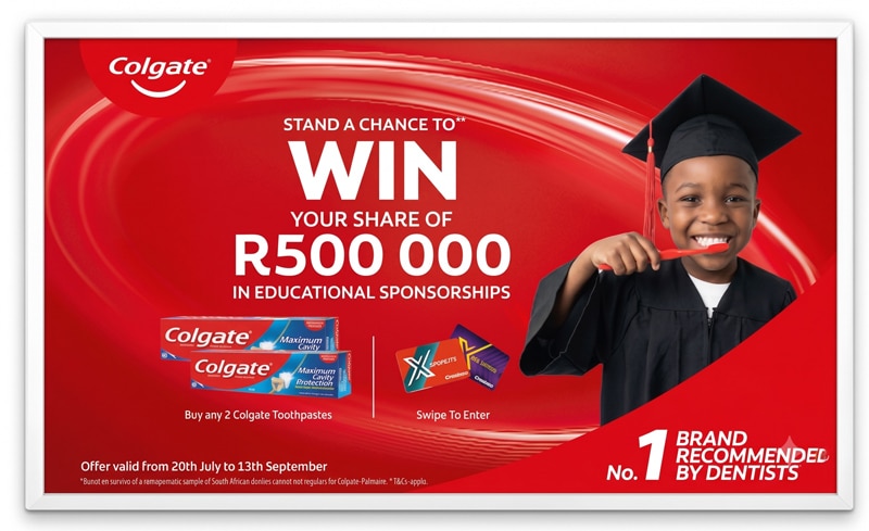 colgate campaign, win R500.000