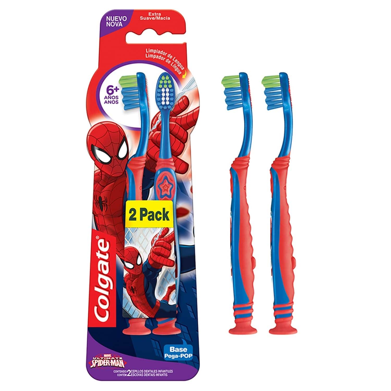 Cepillo de Dientes Colgate Smiles Spider Man 6+ Años