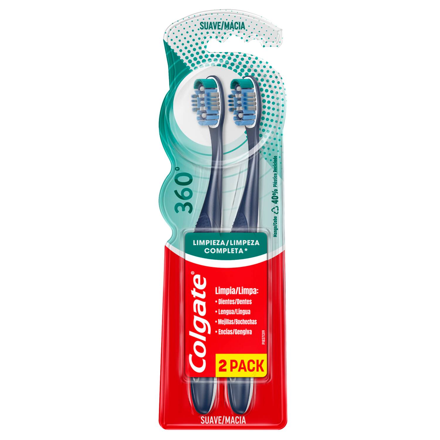 Cepillo Dental Colgate 360° Suave x