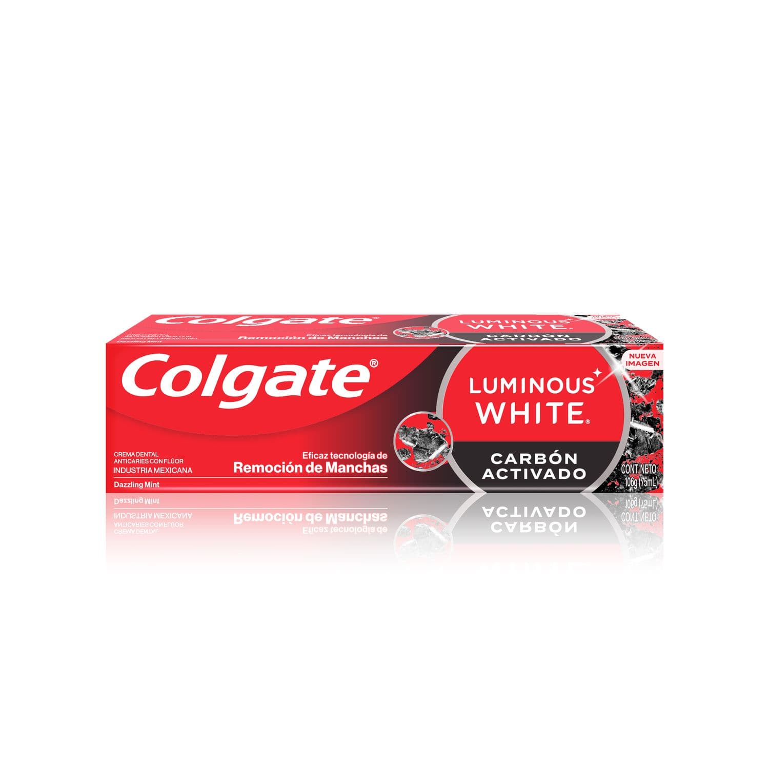 Crema Dental Colgate Luminous White Carbon Activado