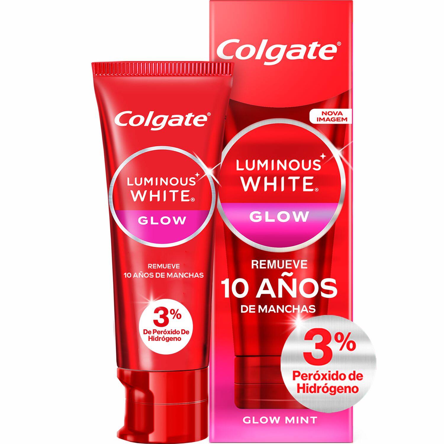 Pasta de dientes blanqueadora Colgate Luminous White Glow
