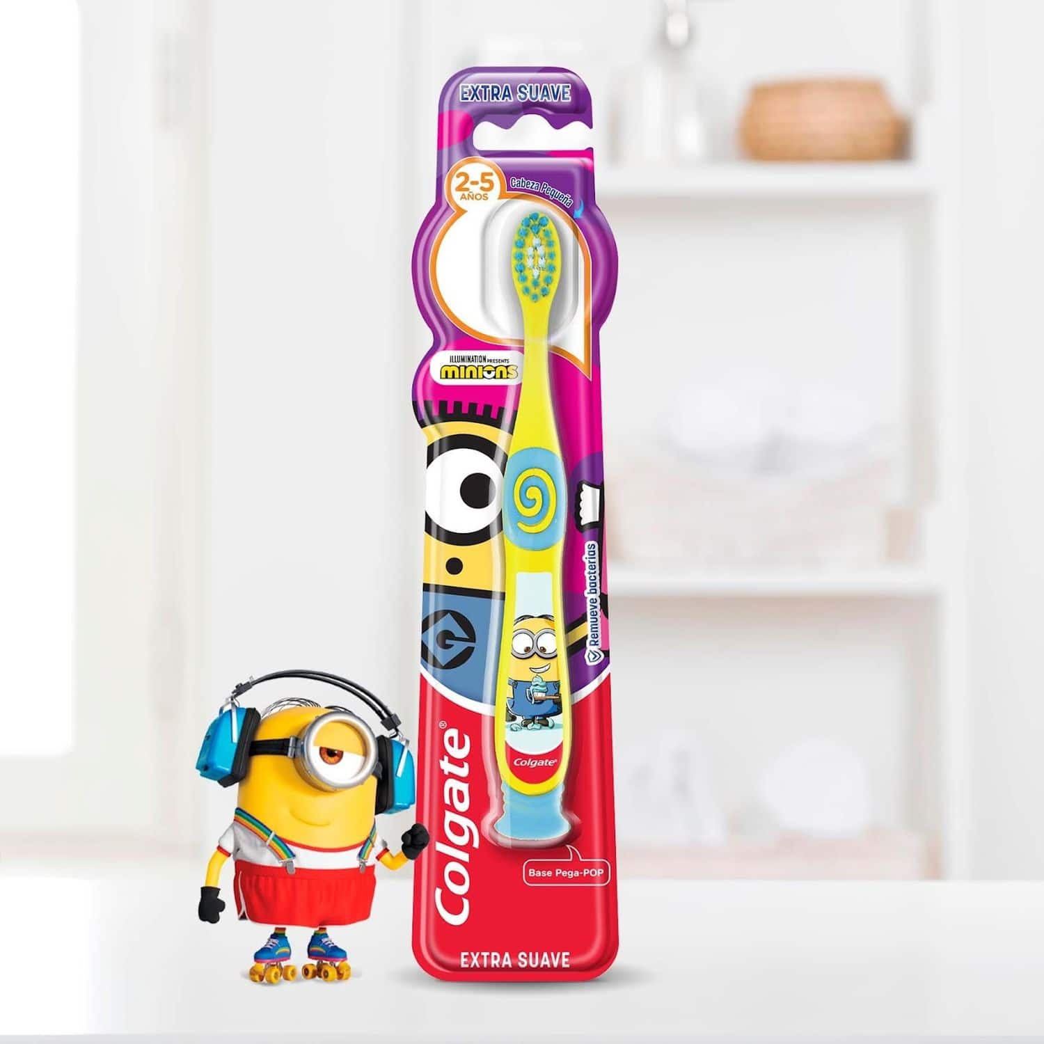 Cepillo de Dientes Colgate Smiles Minions 6+ Años
