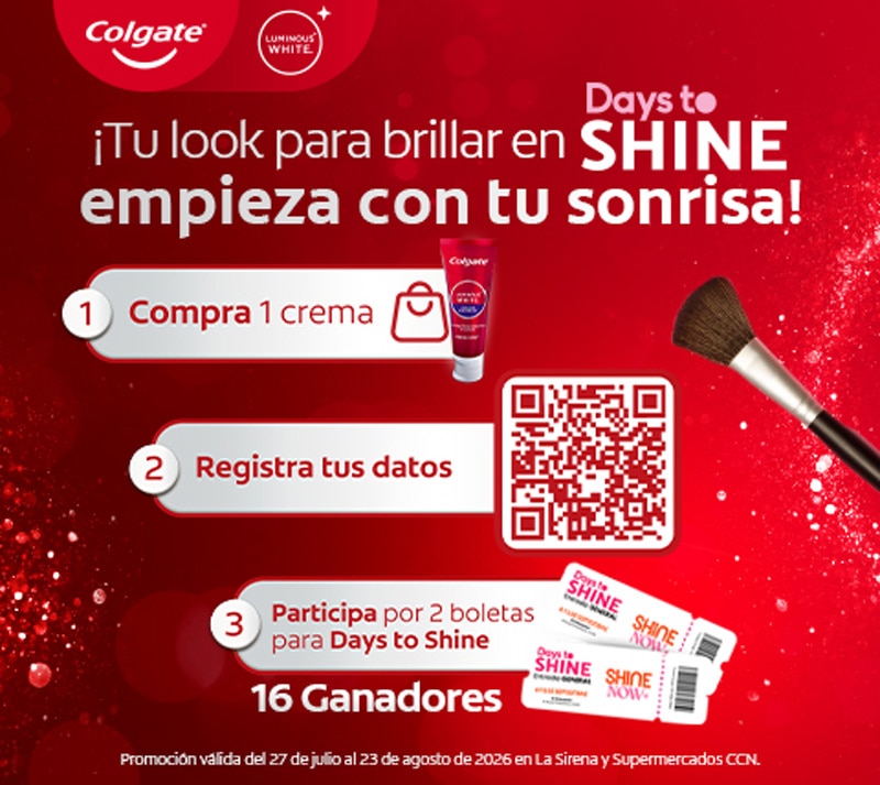 Paso a paso para participar en Days to Shine