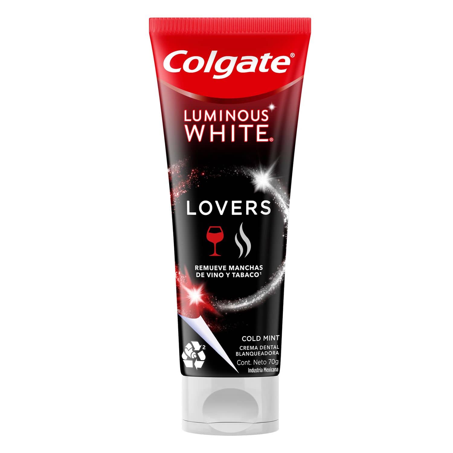 Crema Dental Blanqueadora Colgate Luminous White Lovers Vino