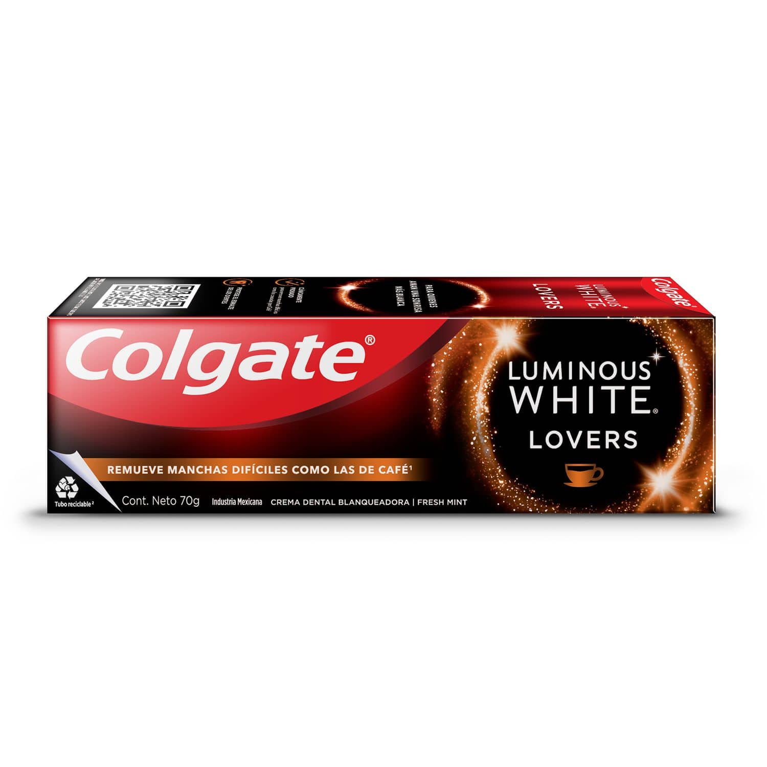 Pasta Dental Colgate Luminous White Lovers Line Café