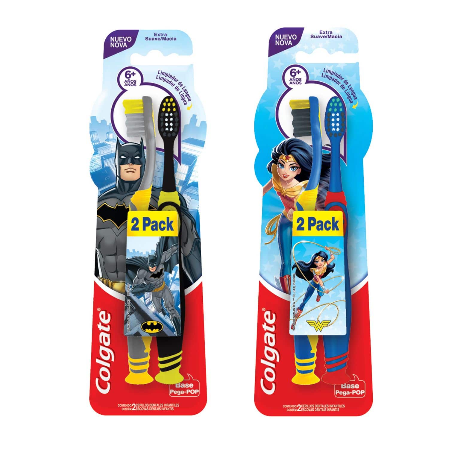 Cepillo De Dientes Colgate Smiles Batman/Wonder Woman
