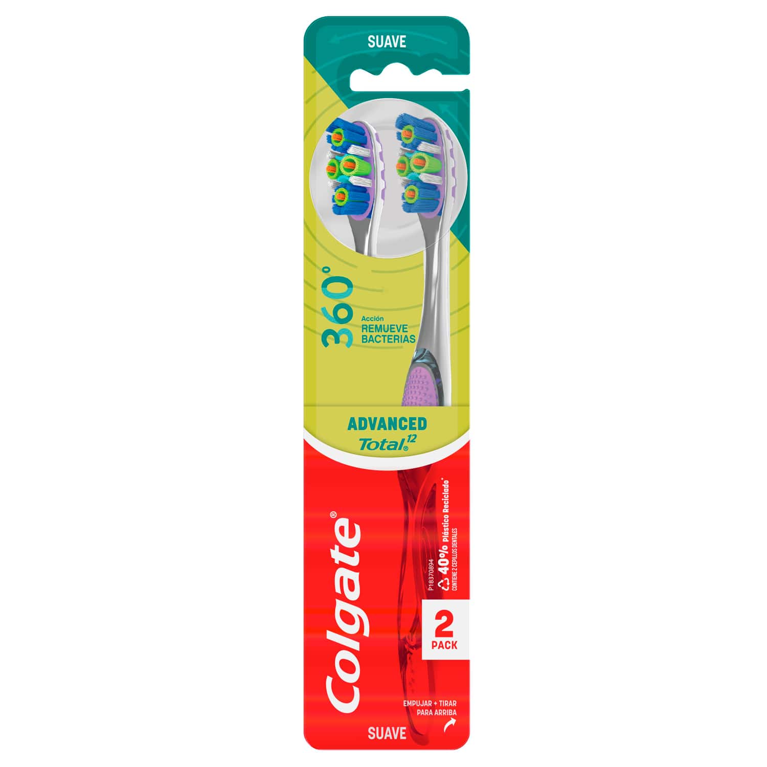 Cepillo Dental Colgate 360° Advanced Luminous White