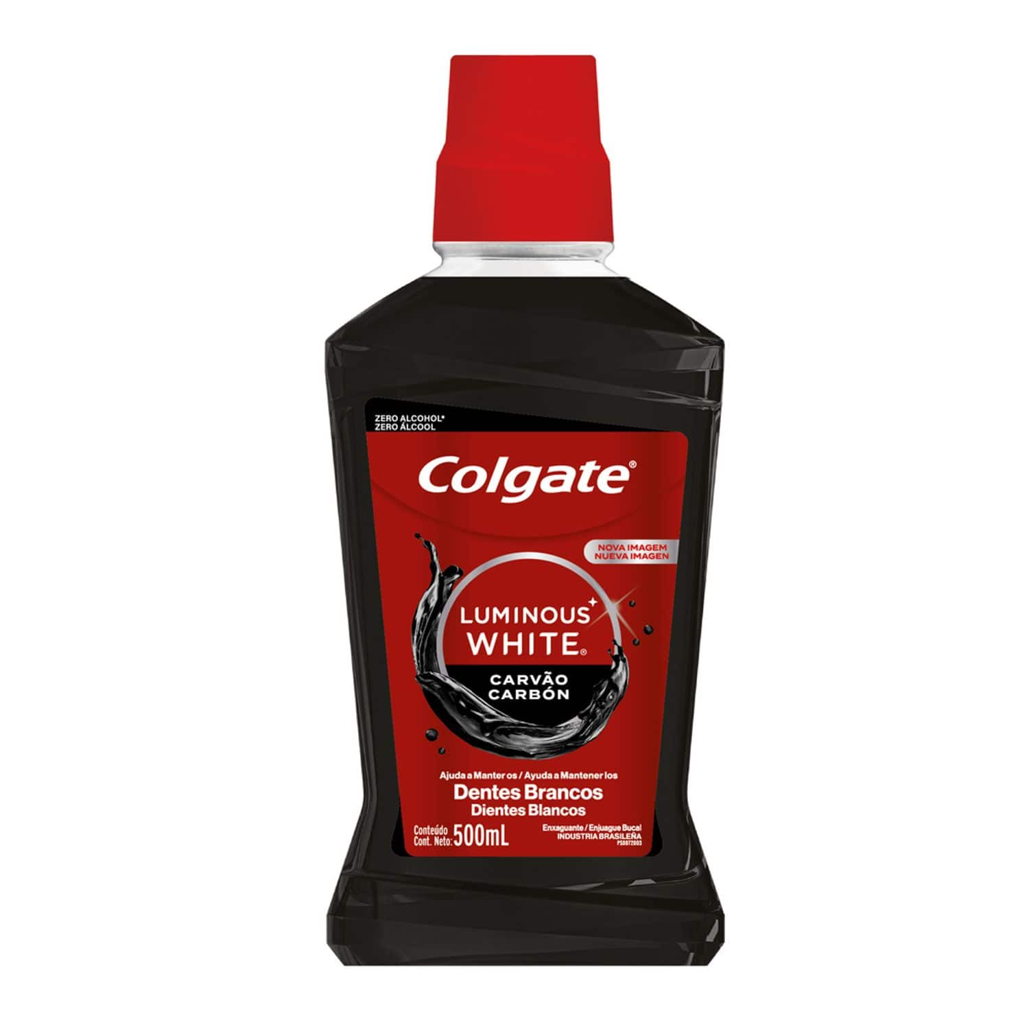 Enjuague Bucal Colgate Luminous White con Carbon
