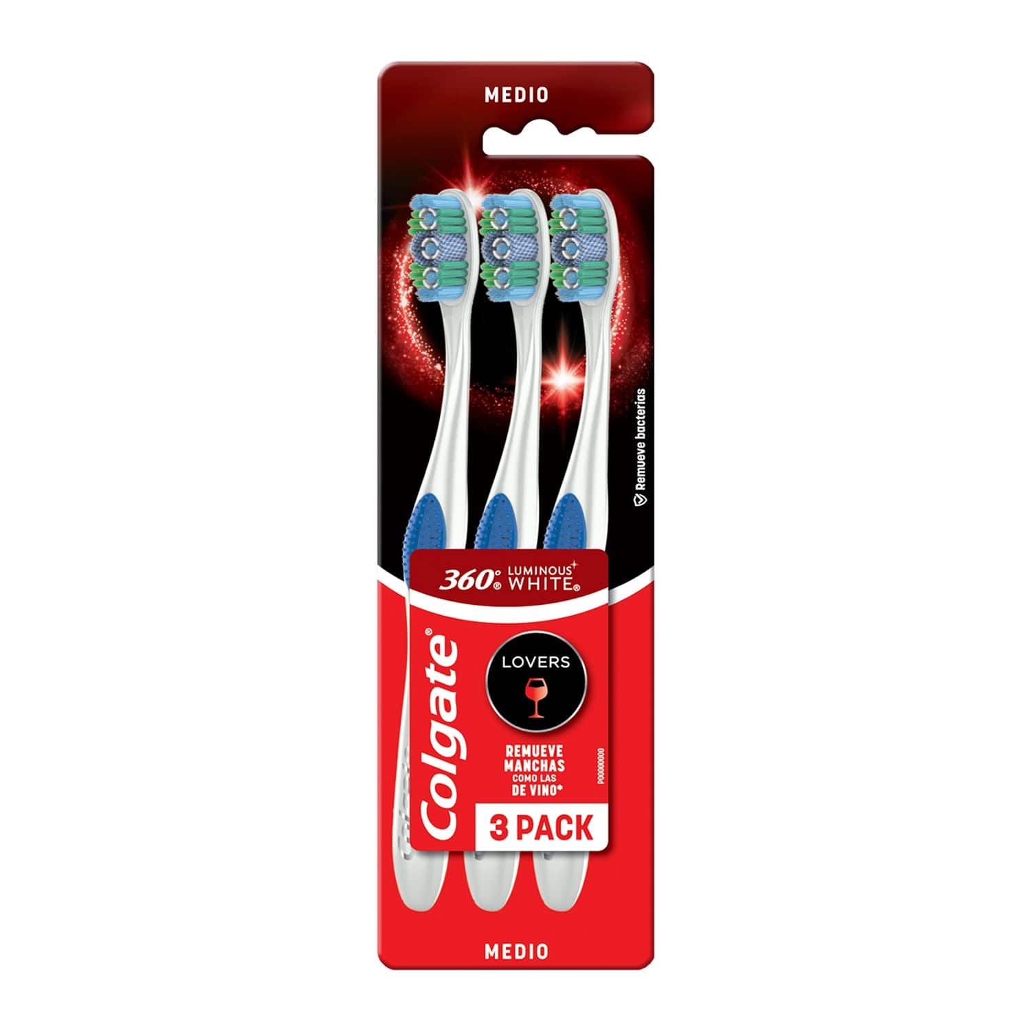 Cepillo de Dientes Colgate 360° Luminous White Lovers