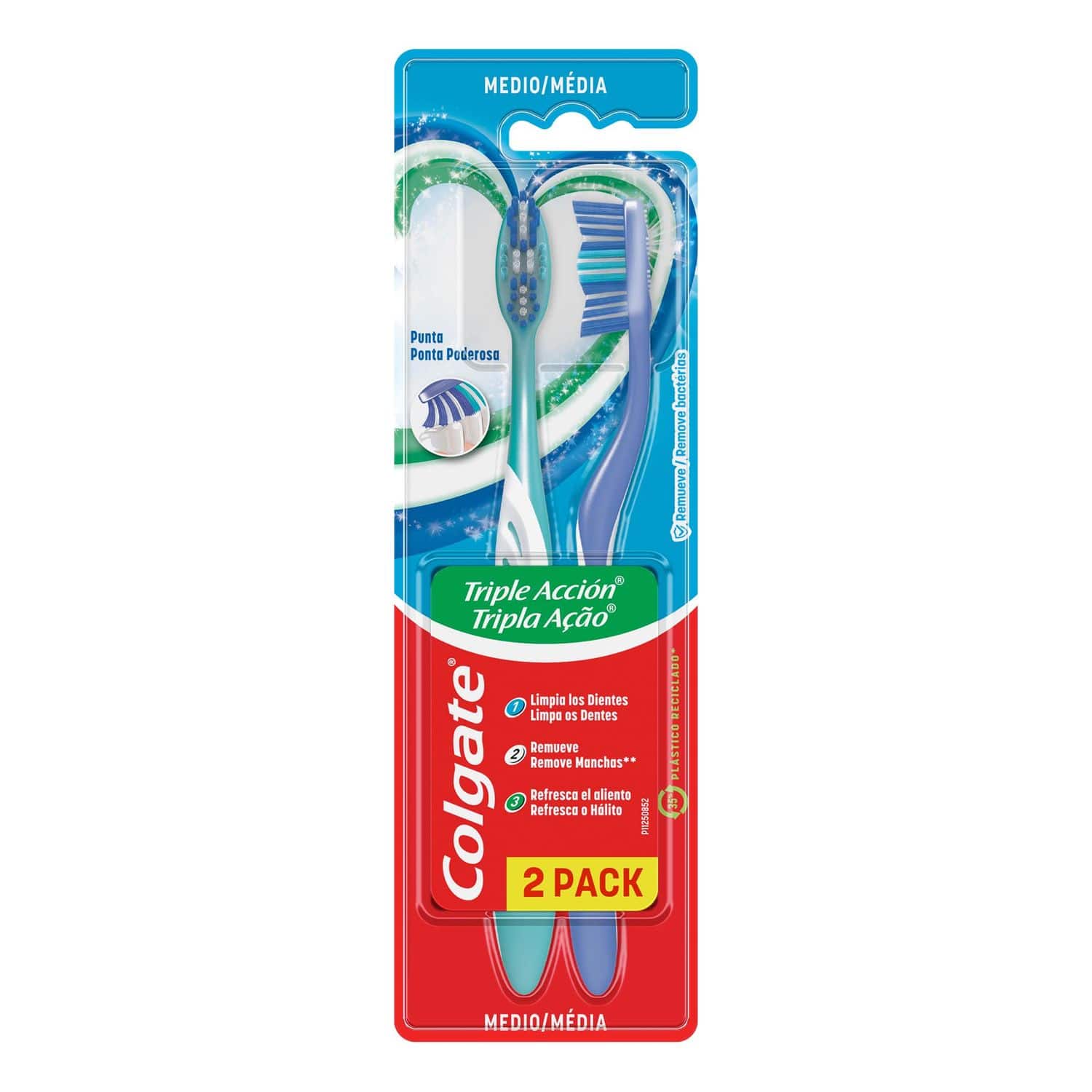 Cepillo Dental Colgate Triple Acción Mediano