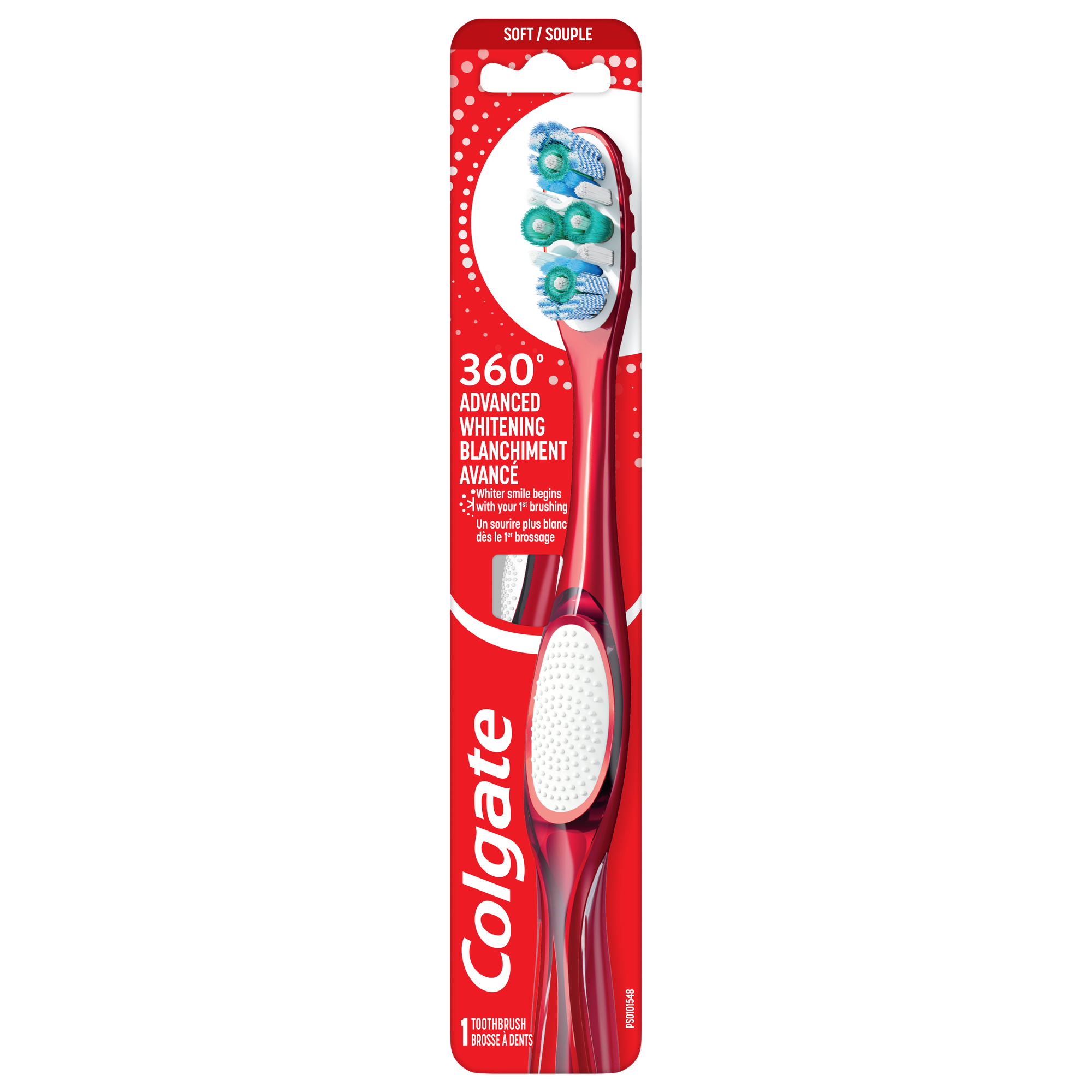 Colgate 360 Advanced Optic White brosse à dents souple
