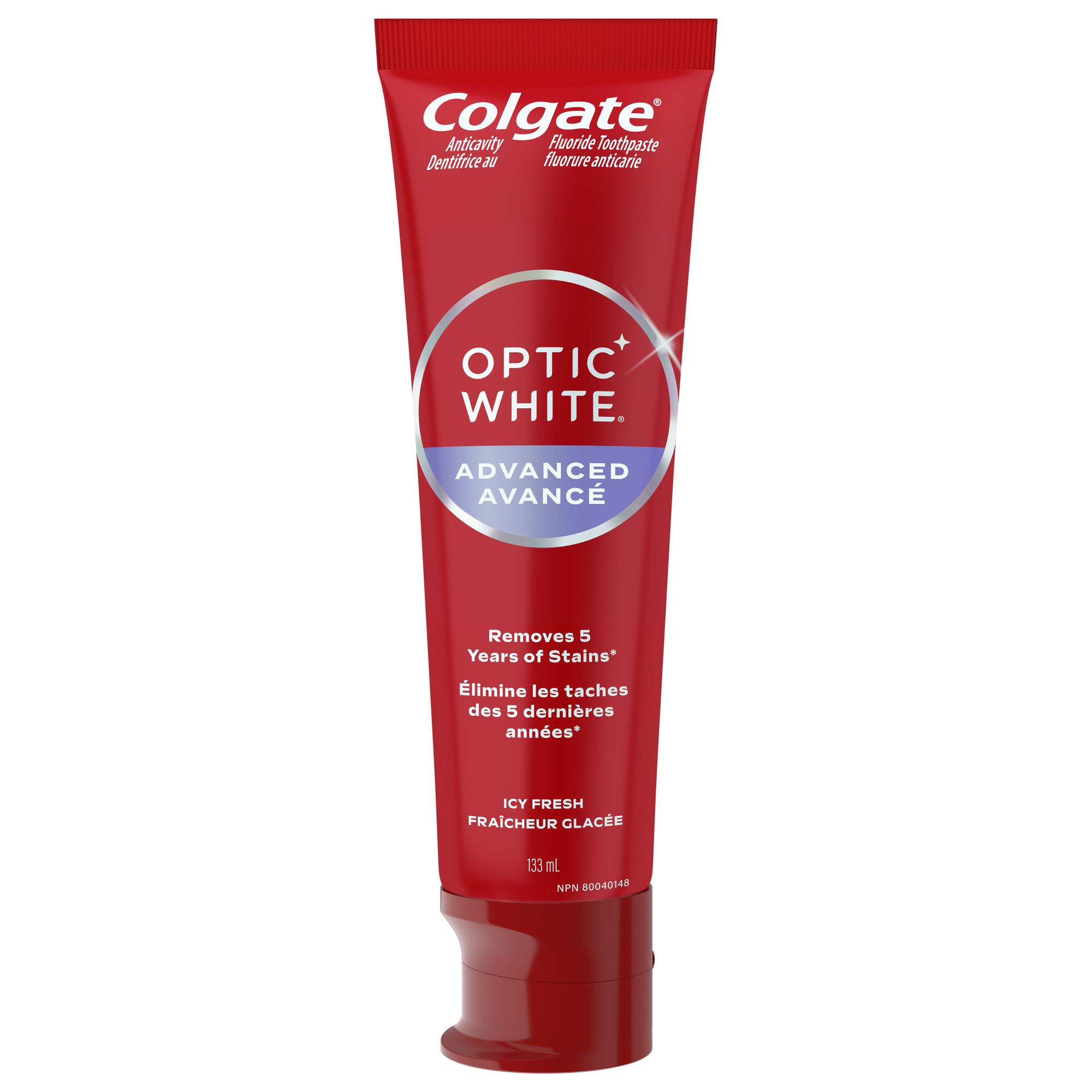 Dentifrice Colgate Optic White Avancé Fraîcheur glacée