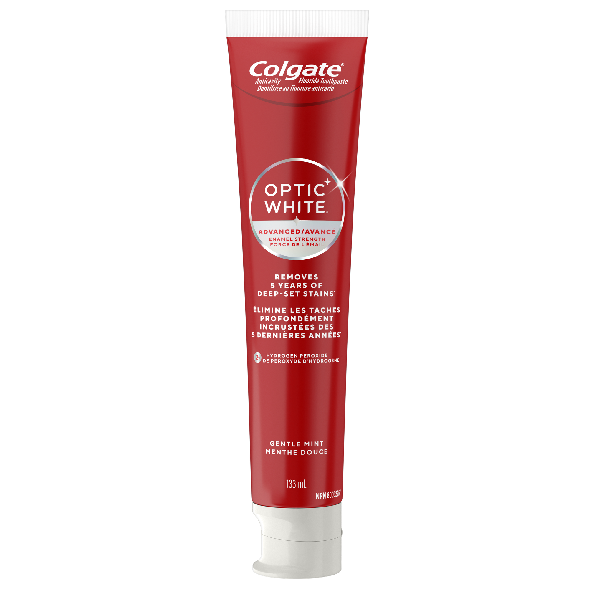Colgate Optic White Advanced au peroxyde d’hydrogène
