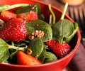 A bowl with fruit and veggies