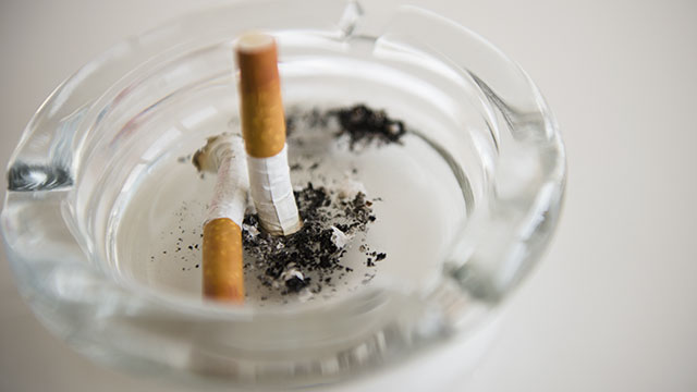 cigarettes in an ashtray