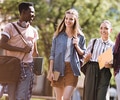group of students smiling
