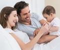 small child with parents