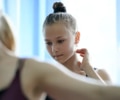 girl at ballet class