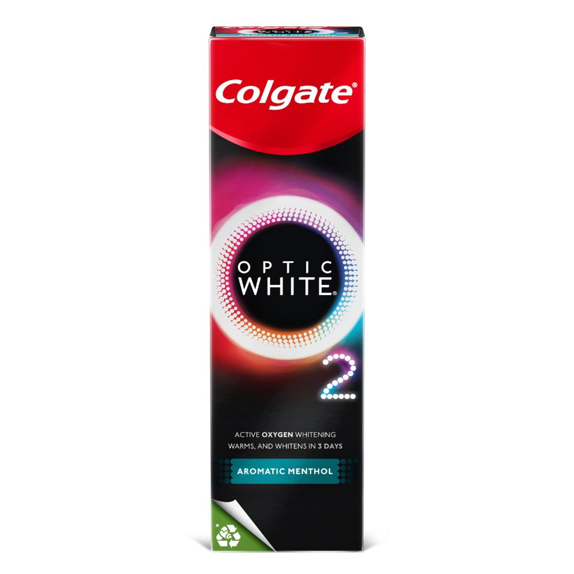 Colgate® Optic White® O2 Aromatic Menthol Whitening Toothpaste ...