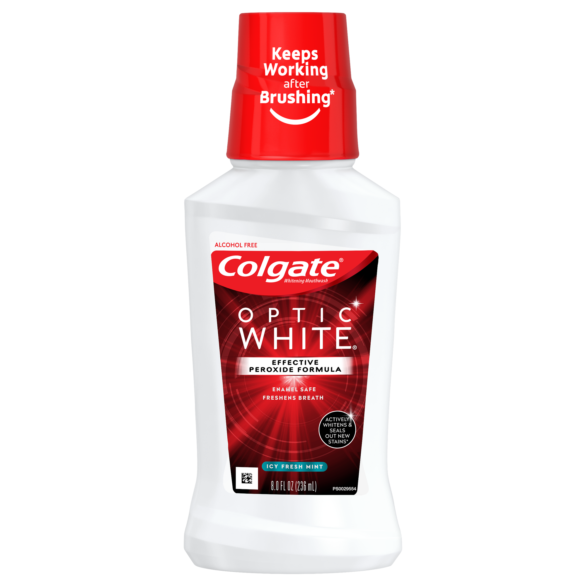 Optic White Whitening Mouthwash, Icy Fresh Mint