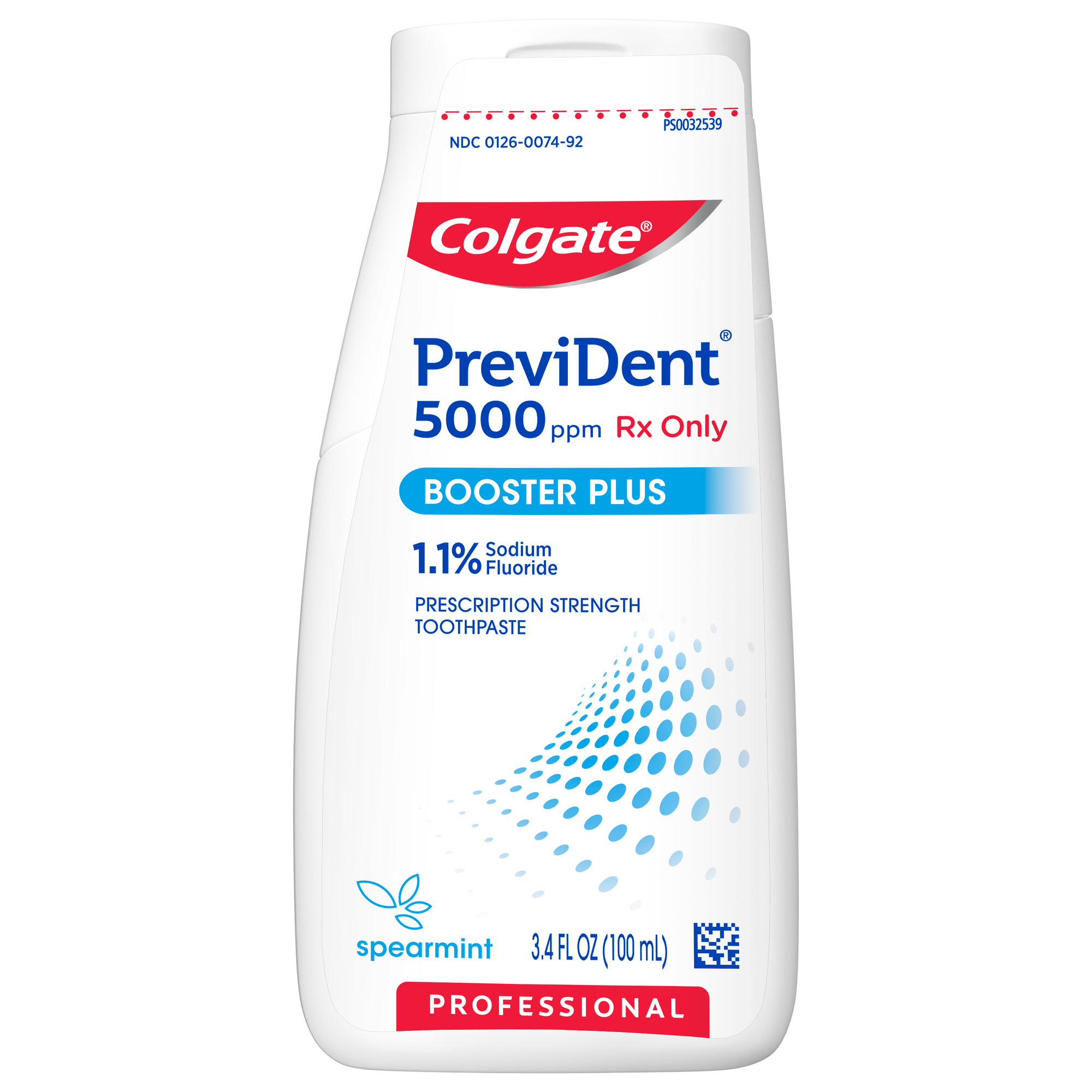 ® PreviDent® 5000 ppm Booster Plus (1.1% Sodium Fluoride), Spearmint