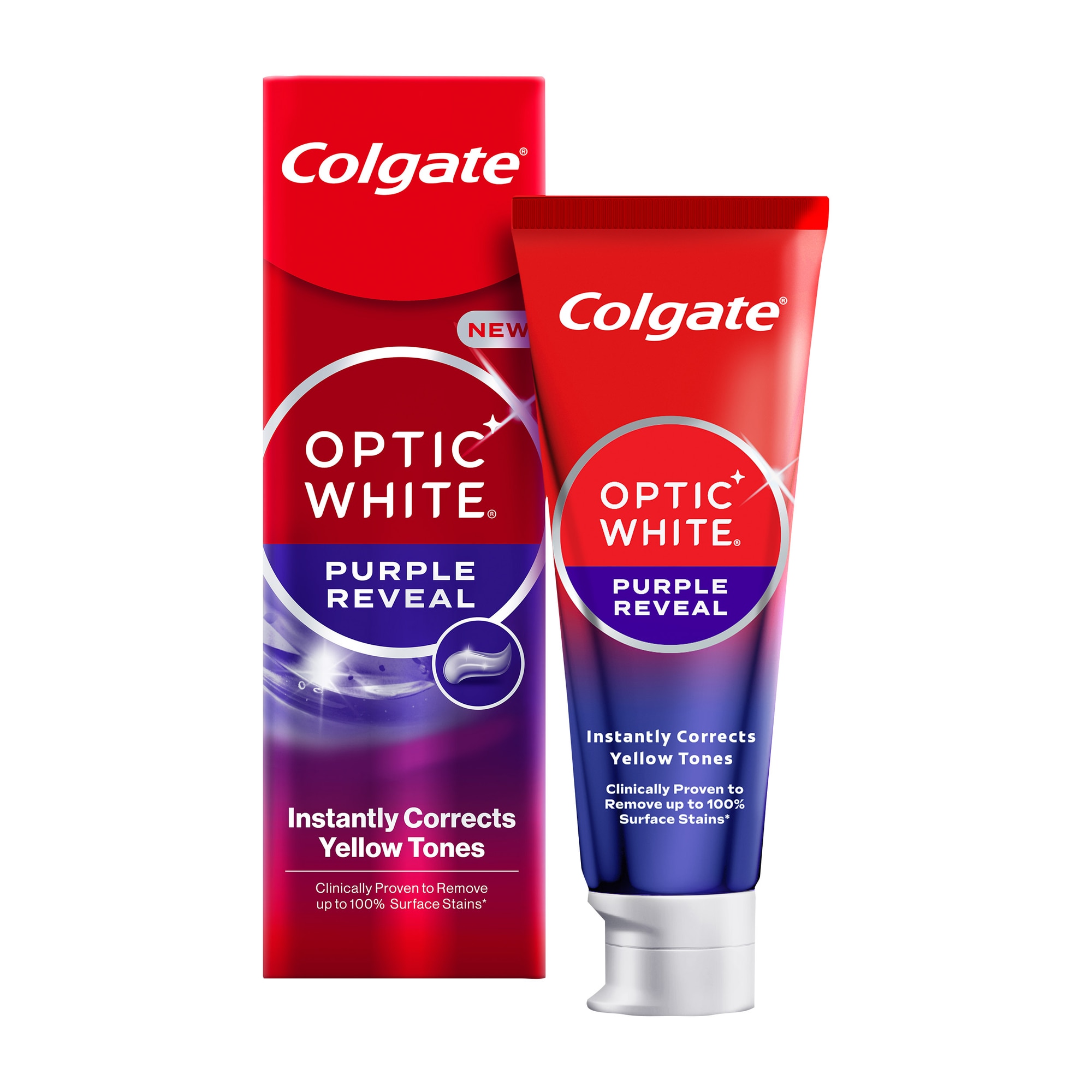 Colgate Optic White Purple Reveal 75ml | Colgate Optic White
