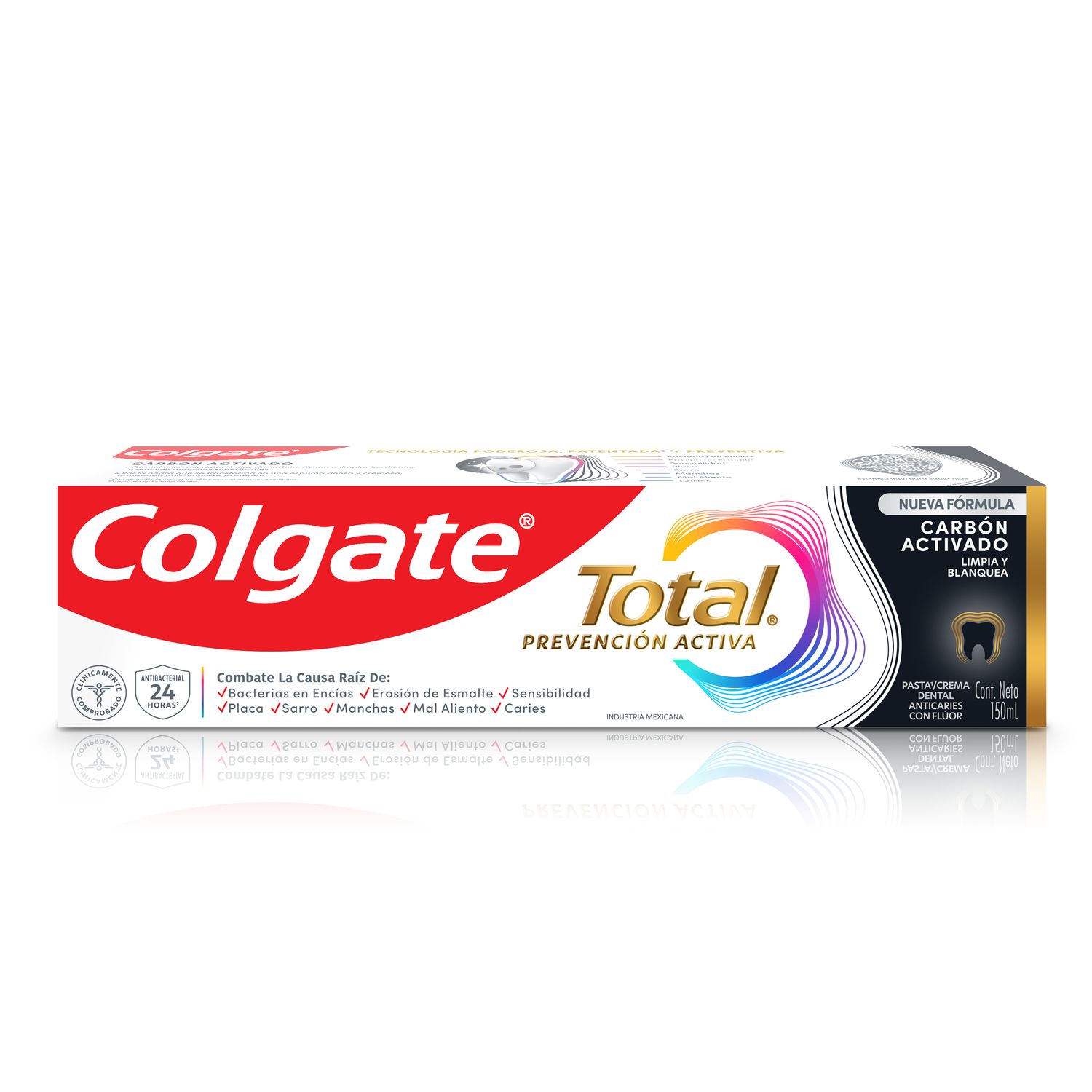 Crema Dental Colgate Total Carbón Prevención Activa150ml | Colgate Total