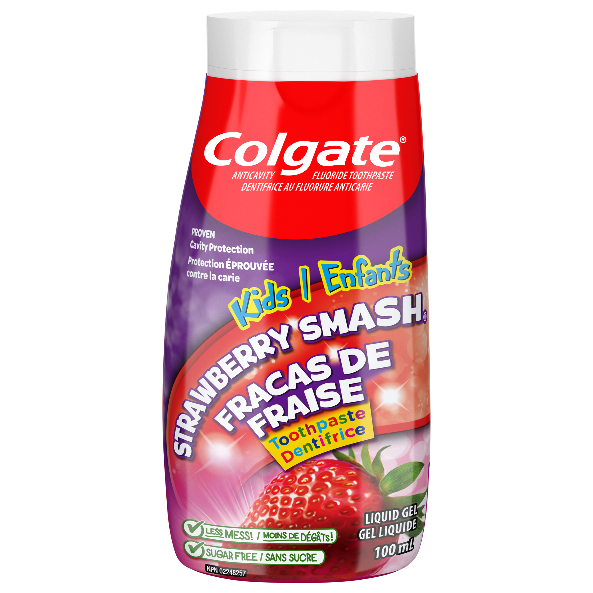 Colgate Kids dentifrice et rince-bouche 2 en 1 Strawberry Smash ...