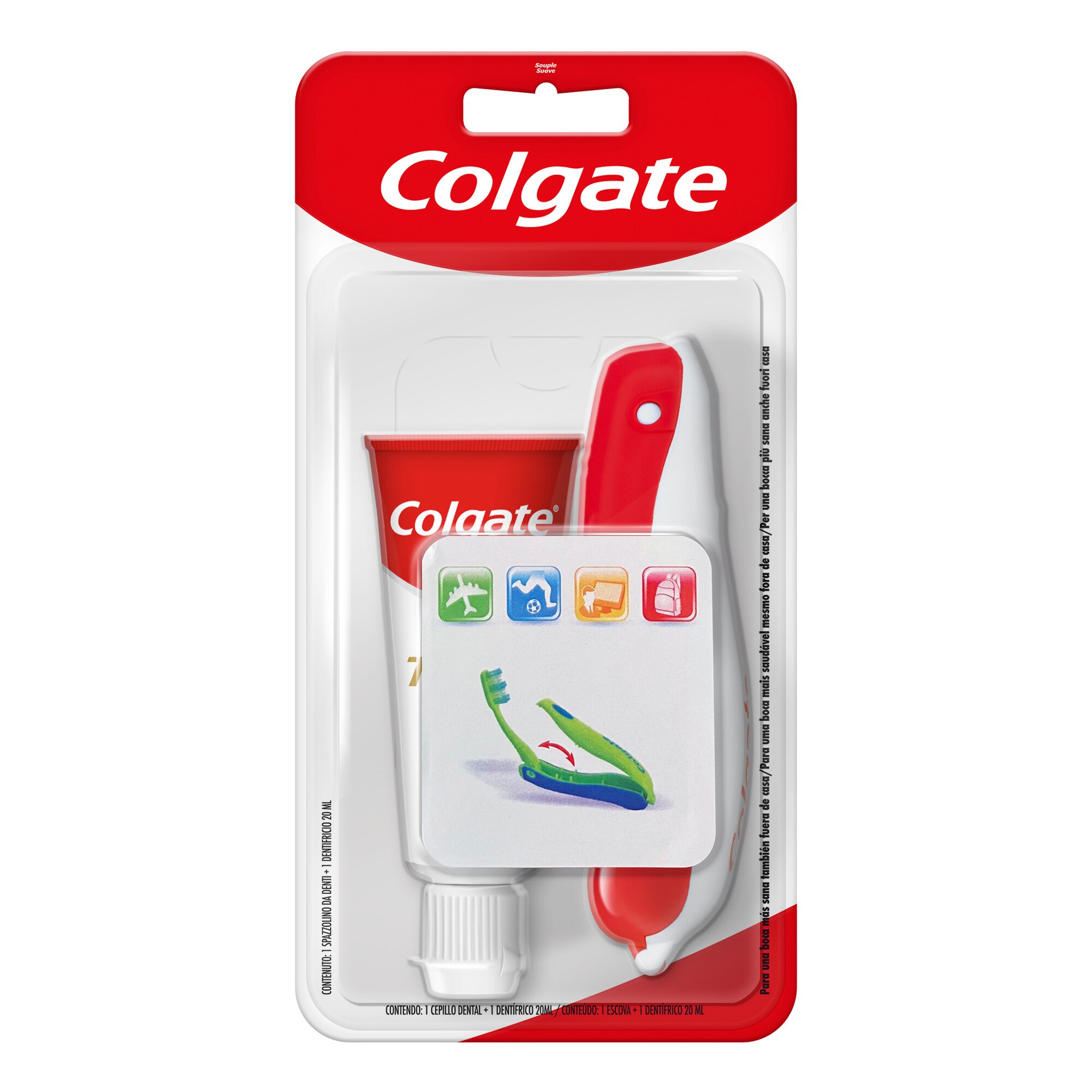 Colgate Travel Kit TB Suave + TP | Colgate