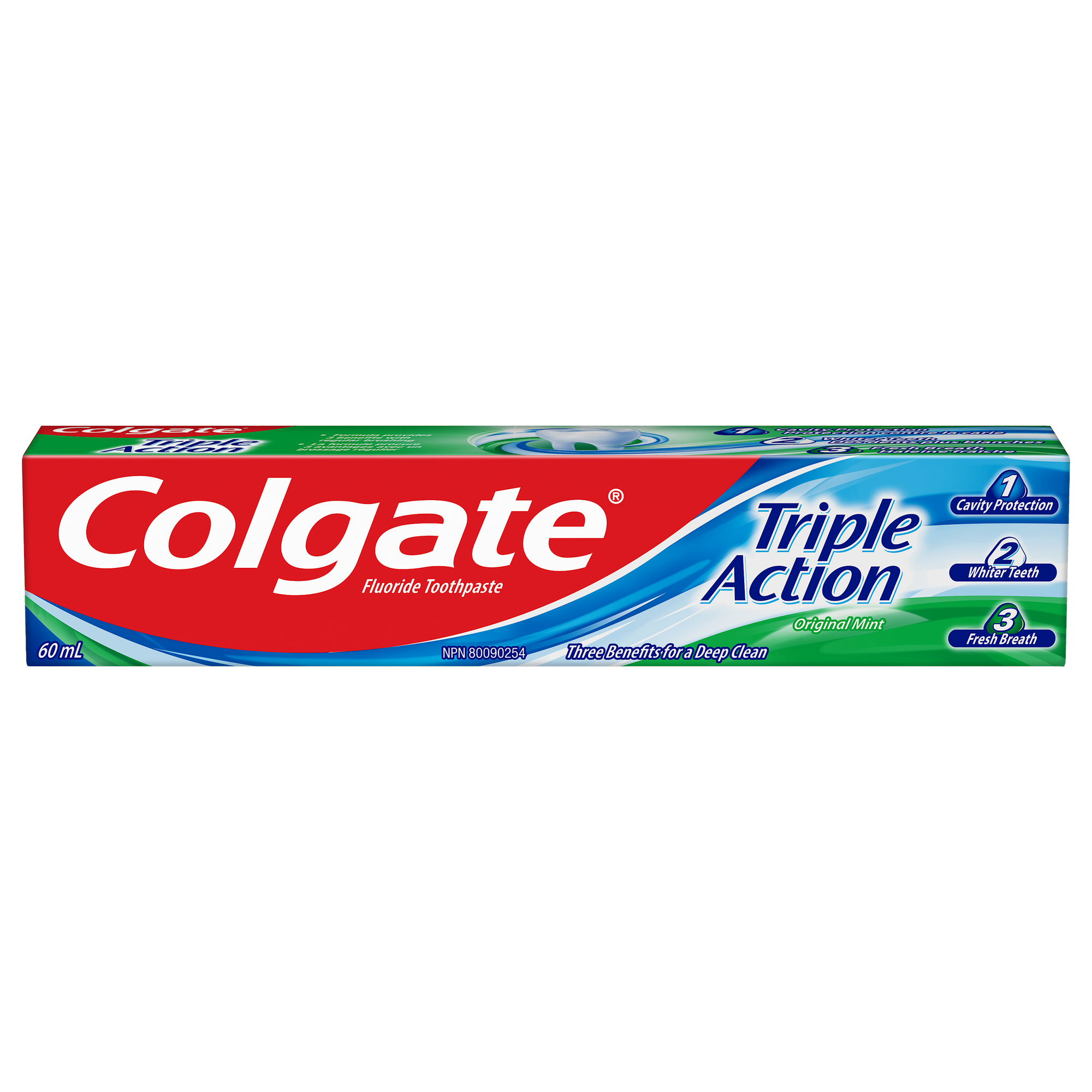 Colgate® Triple Action Whitening Toothpaste, Mint | Colgate