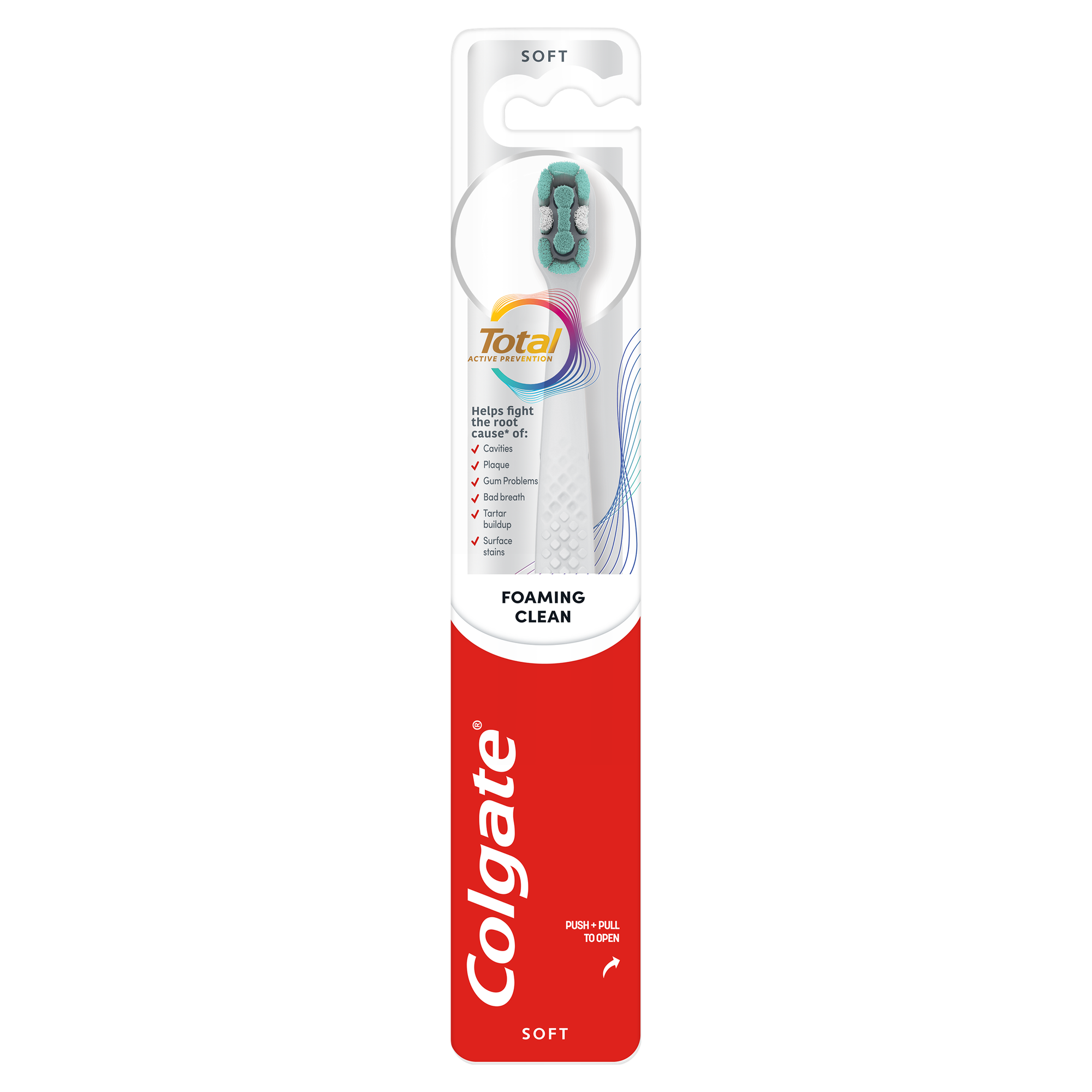 Colgate Total Foaming Clean Soft Manual Toothbrush