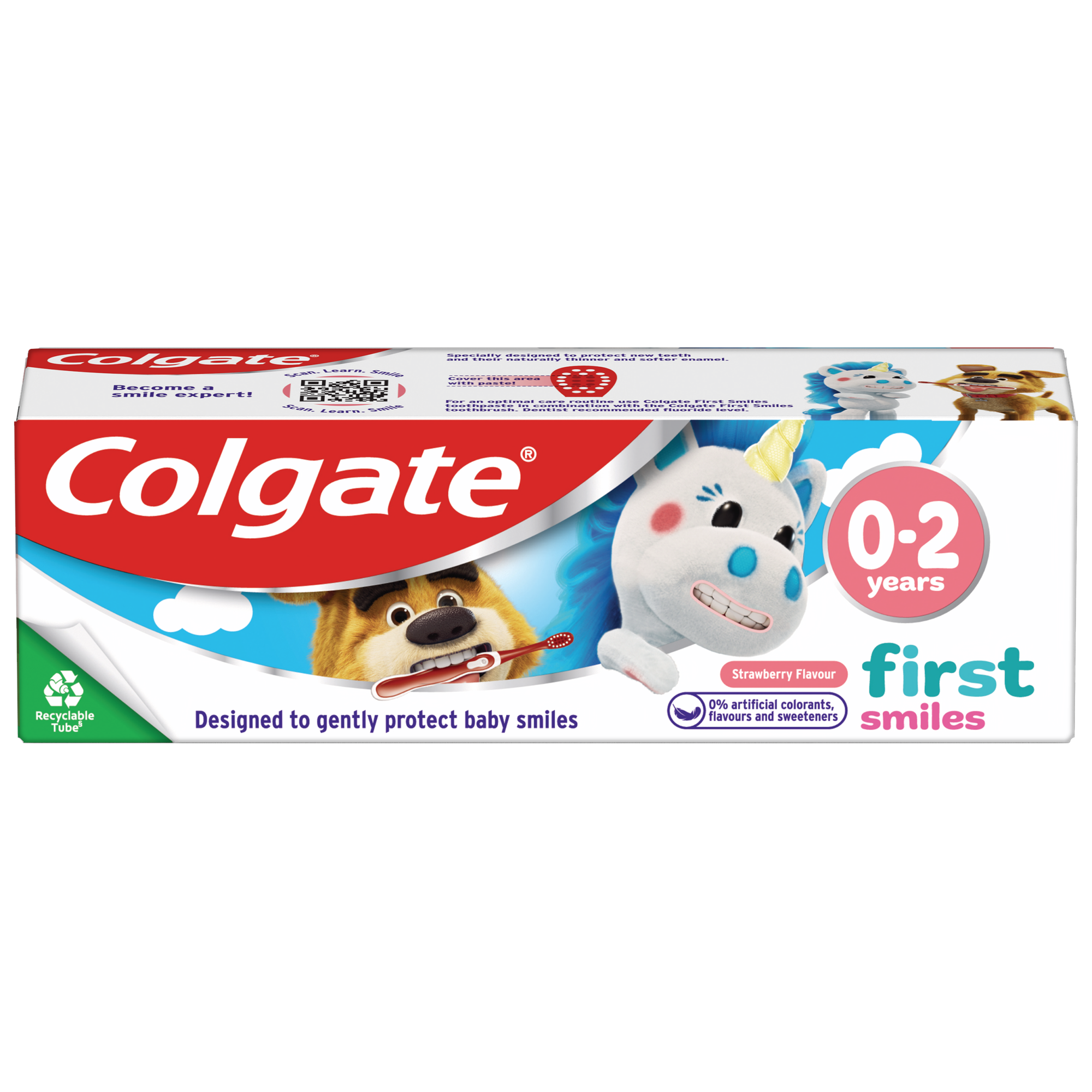 Colgate Kids First Smiles 0-2 years Strawberry Toothpaste | Colgate Kids