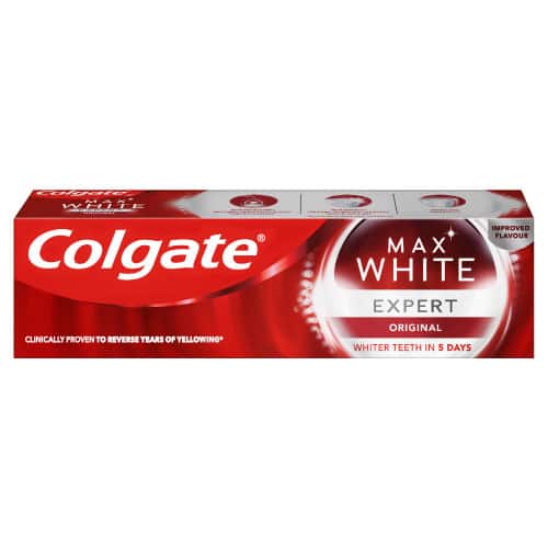Colgate<sup>®</sup> Max White Expert Original Whitening Toothpaste 75ml