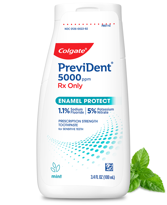 Packshot of PreviDent<sup>®</sup> 5000 Enamel Protect (1.1% Sodium Fluoride, 5% Potassium Nitrate) Prescription Strength Toothpaste For Sensitive Teeth (Rx Only)