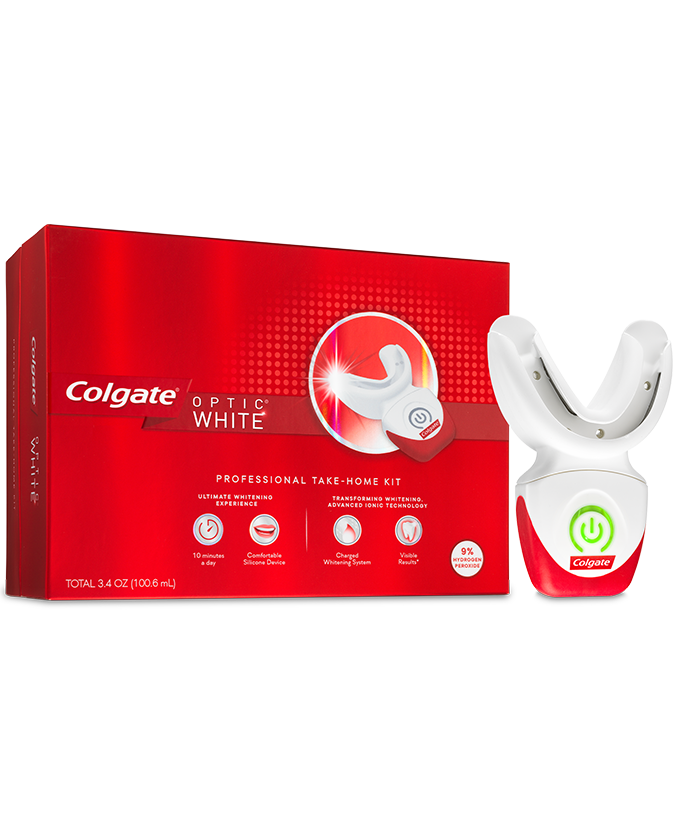 Packshot of Colgate<sup>®</sup> Optic White<sup>®</sup> Professional Take-Home Whitening